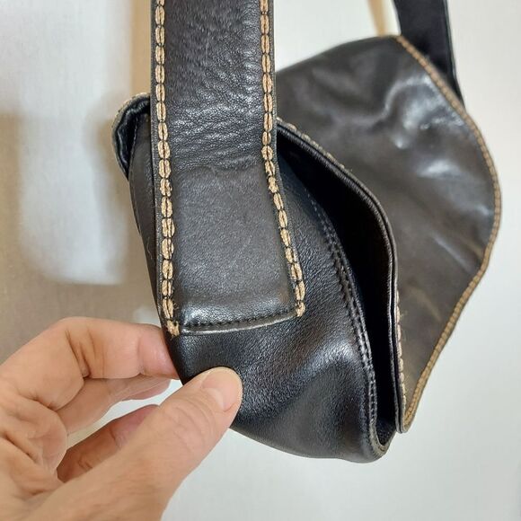 Marco Buggiani Leather shoulder bag - Picture 4 of 12